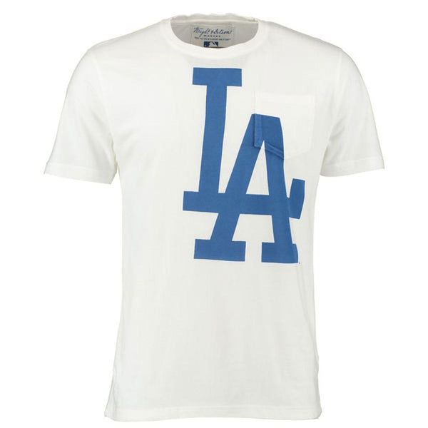 Los Angeles Dodgers - Logo The Heavy Vintage Pocket Adult T-Shirt