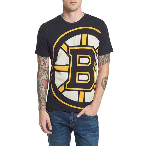 Boston Bruins - Overgrown Logo Soft Adult T-Shirt