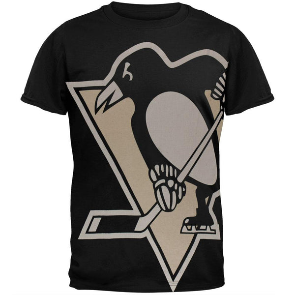 Pittsburgh Penguins - Overgrown Logo Soft Adult T-Shirt