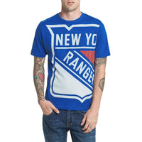 New York Rangers - Overgrown Logo Soft Adult T-Shirt