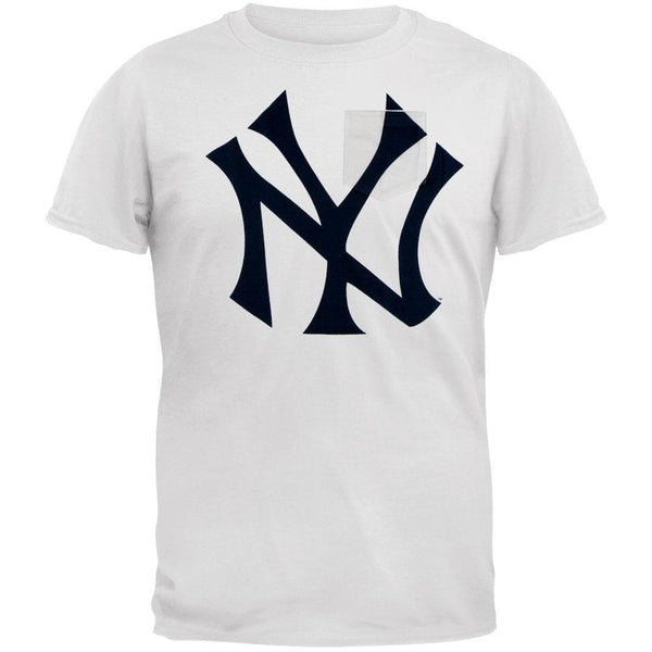 New York Yankees - Logo The Heavy Vintage Pocket Adult T-Shirt