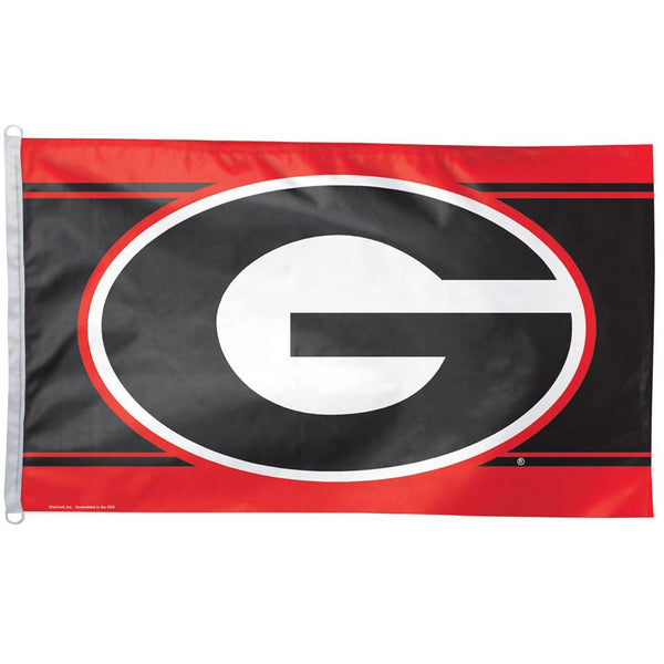 Georgia Bulldogs - Logo 3x5 Flag