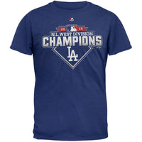Los Angeles Dodgers - NL West 2015 Champs Soft Adult T-Shirt
