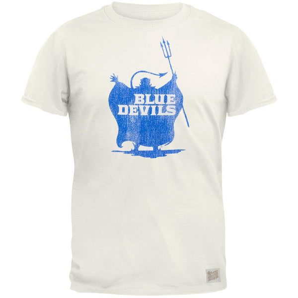 Duke Blue Devils - Distressed Blue Devil Vintage Adult Soft T-Shirt