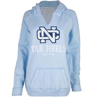 North Carolina Tar Heels - Est 1789 Juniors Relaxed Slit-Neck Hoodie