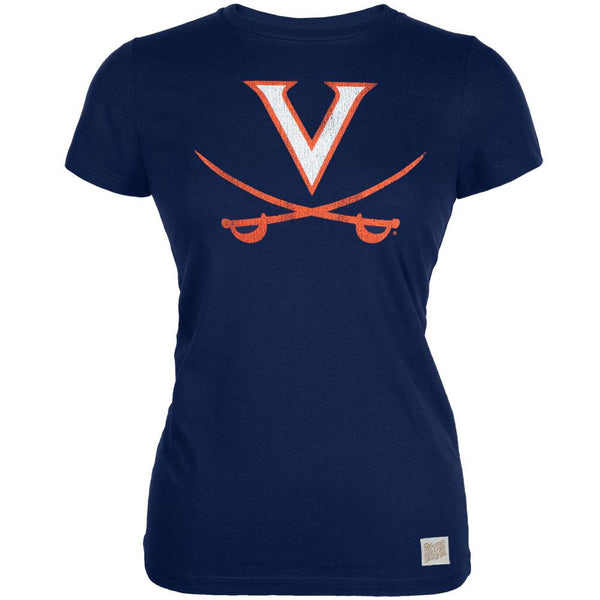 Virginia Cavaliers - Crossed Swords Vintage Juniors T-Shirt