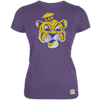 LSU Tigers - Grinning Tiger Vintage Juniors T-Shirt
