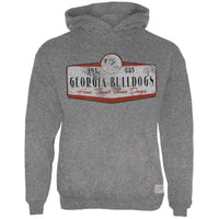Georgia Bulldogs - Distressed How Bout Them Dogs Sign Tri-Blend Adult Hoodie
