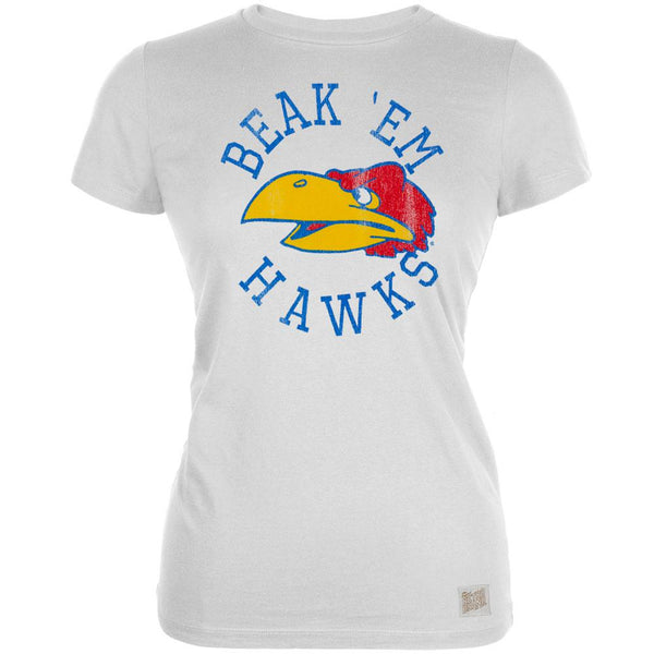 Kansas Jayhawks - Beak 'Em Hawks Vintage Juniors T-Shirt