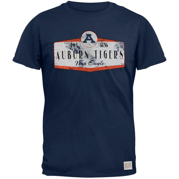 Auburn Tigers - Distressed War Eagle Sign Vintage Adult Soft T-Shirt