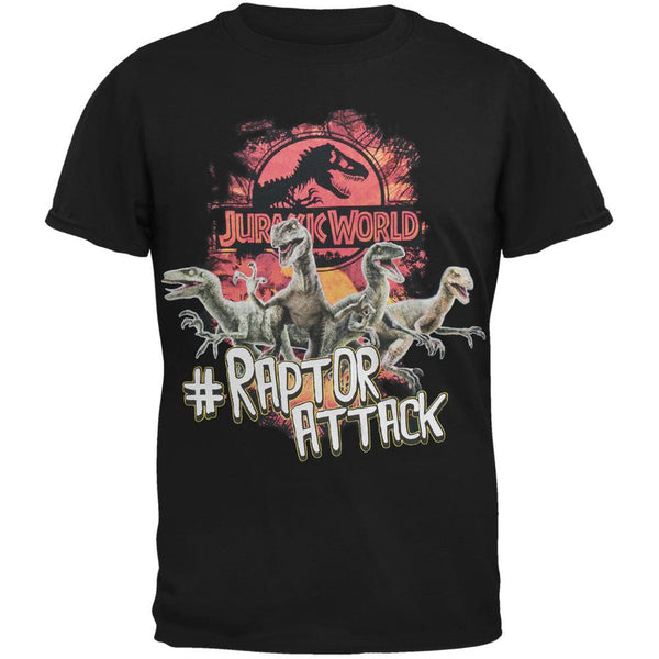 Jurassic World - Hashtag Raptor Attack Shirt Youth T-Shirt