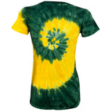 Green Bay Packers - Logo Spiral Juniors V-Neck T-Shirt