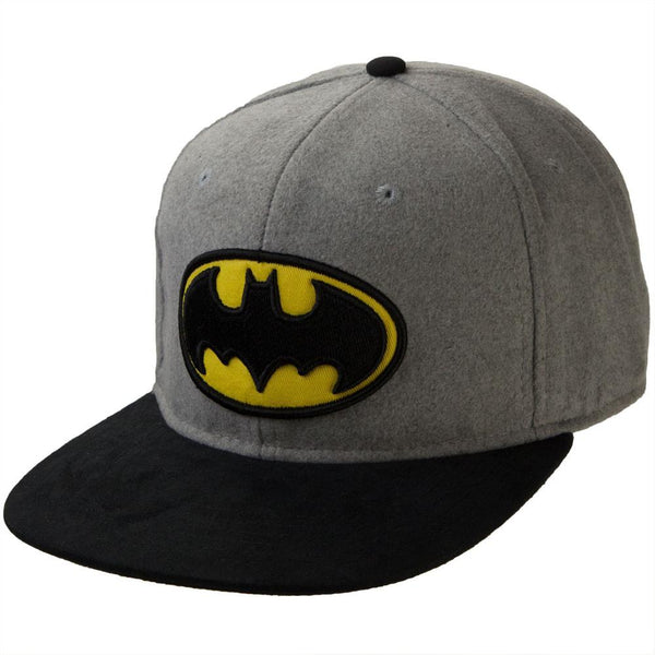 Batman - Logo Felted Wool Adjustable Baseball Cap