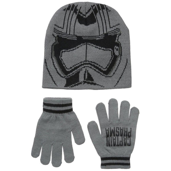 Star Wars - Episode VII Captain Phasma Helmet Youth Beanie and Gloves Set