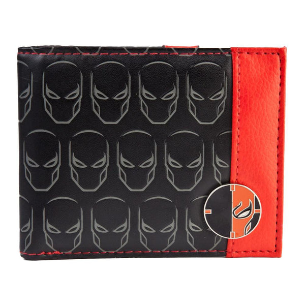 Deathstroke - Multi Logo Debossed Bi-Fold Wallet