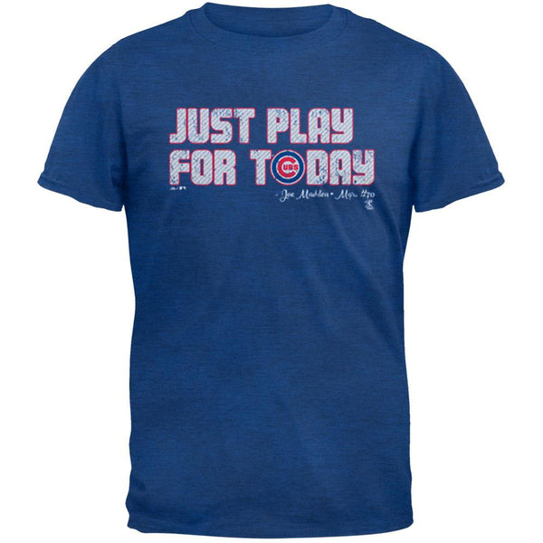 Chicago Cubs - NL Central 2015 Champs Play For Today Soft Adult T-Shirt