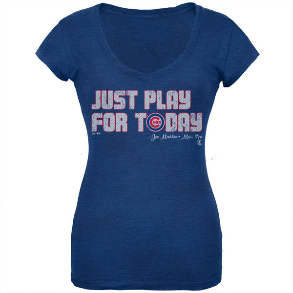 Chicago Cubs - NL Central 2015 Champs Play For Today Soft Juniors T-Shirt