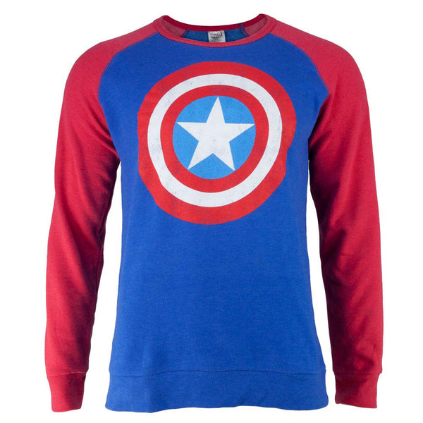Captain America - Color Block Shield Adult Sweater
