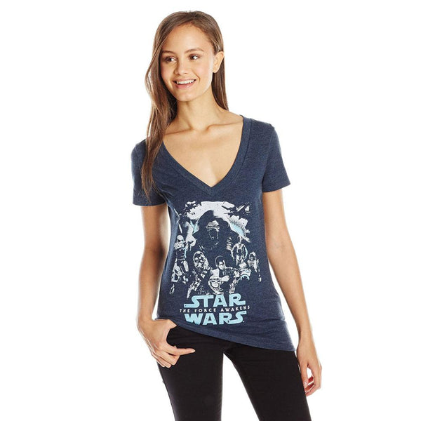 Star Wars - Poster Out Juniors V-Neck T-Shirt