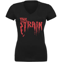 The Strain - Bloody Strain Juniors V-Neck T-Shirt