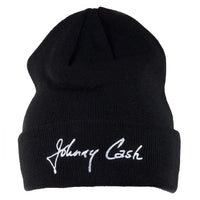 Johnny Cash - Block Logo Adult Knit Beanie