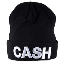 Johnny Cash - Block Logo Adult Knit Beanie