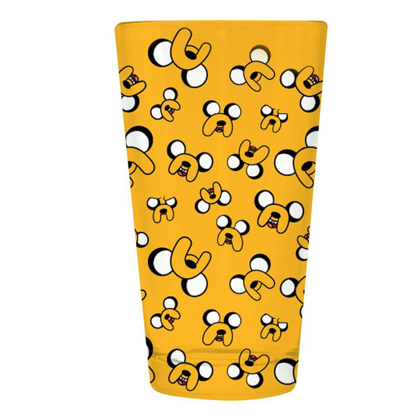 Adventure Time - Jake Face All Over Pint Glass