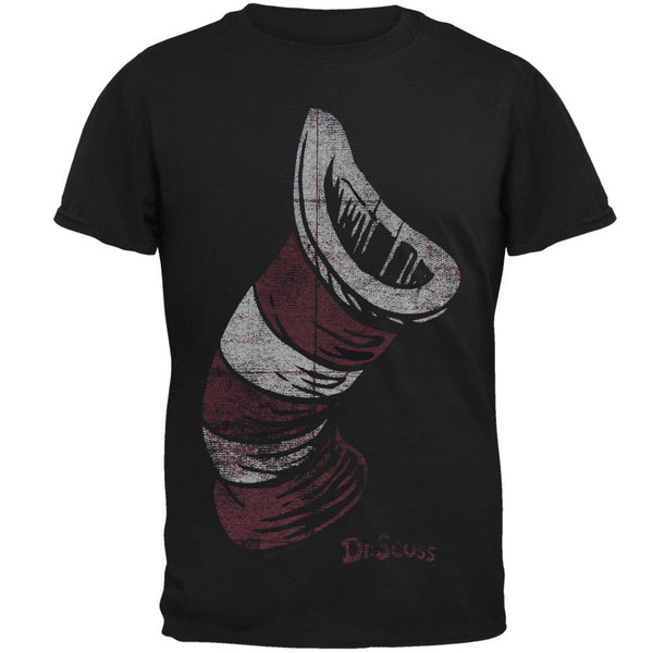 Dr Seuss - Cat In The Hat Distressed Hat Adult T-Shirt