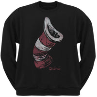 Dr Seuss - Cat In The Hat Distressed Hat Adult Sweatshirt