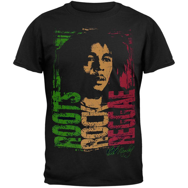 Bob Marley - Roots Rock Reggae Adult T-Shirt