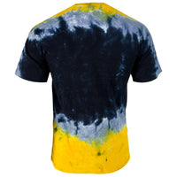 Pittsburgh Steelers - Horizontal Stencil Tie Dye Adult T-Shirt