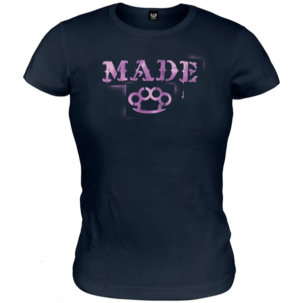 MADE - Stencil Logo Juniors Babydoll T-Shirt