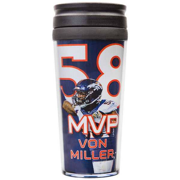 Denver Broncos - Super Bowl 50 MVP 14 oz. Full Wrap Tumbler