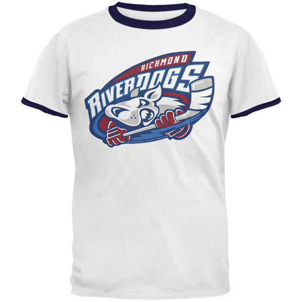 Richmond Riverdogs - Logo Adult Ringer T-Shirt