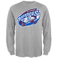 Richmond Riverdogs - Logo Long Sleeve Grey T-Shirt