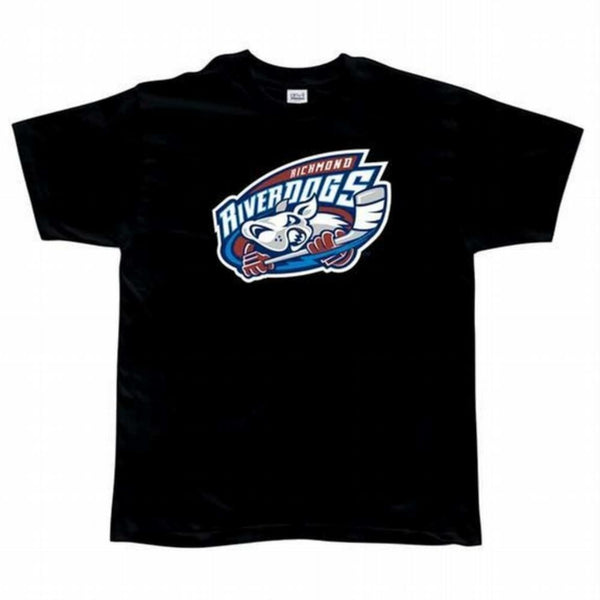 Richmond Riverdogs - Logo Black Adult T-Shirt
