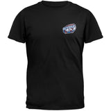 Richmond Riverdogs - Crest Print Logo Black T-Shirt