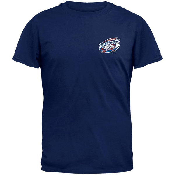 Richmond Riverdogs - Crest Print Navy Logo T-Shirt