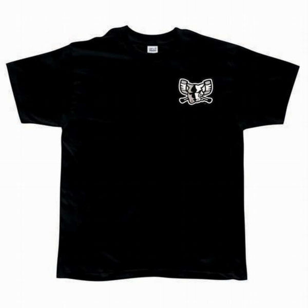 Richmond Riverdogs Crest Print Mono Mad Dog T-Shirt - Black