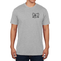 Richmond Riverdogs - Crest Print Mono Mad Dog Grey T-Shirt