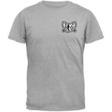 Richmond Riverdogs - Crest Print Mono Mad Dog Grey T-Shirt