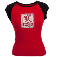 Cold - Patch Juniors Babydoll T-Shirt