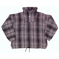 Earth Ragz - Plaid Pullover Zip Neck Jacket