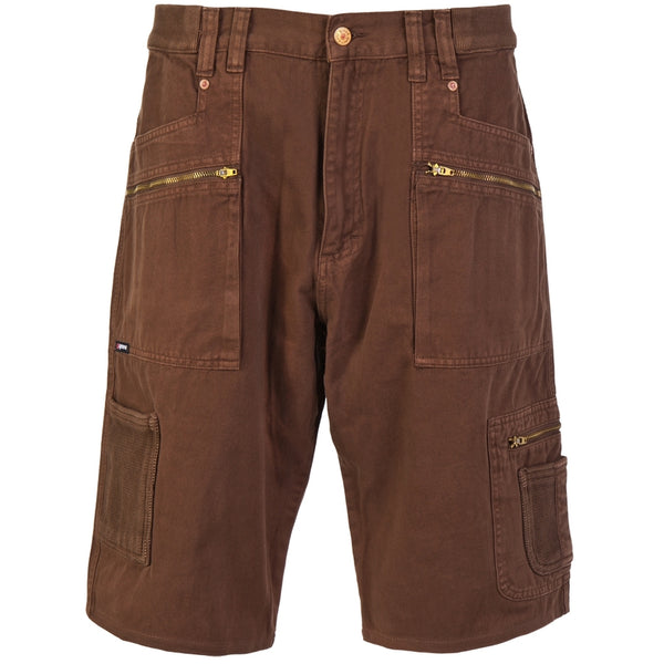 Greed - Brown Twill Serengeti Shorts