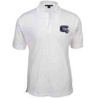 Adirondack Frostbite - Logo Polo White Shirt