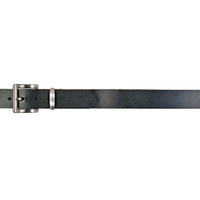 Classic Style Black Leather Belt