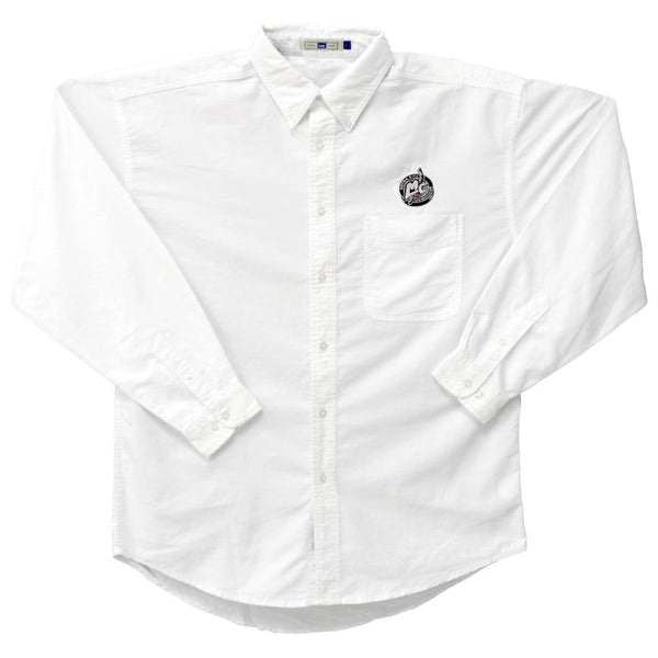MotorCity Mechanics - Crest Logo Oxford Long Sleeve Shirt