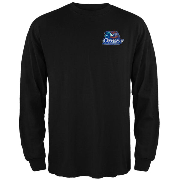 Missouri River Otters - Dual Logo Black Long Sleeve T-Shirt
