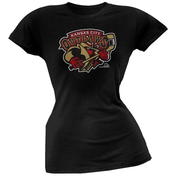 Kansas City Outlaws Logo- Juniors Babydoll T-Shirt