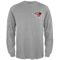 Kansas City Outlaws - Dual Logo Grey Long Sleeve T-Shirt